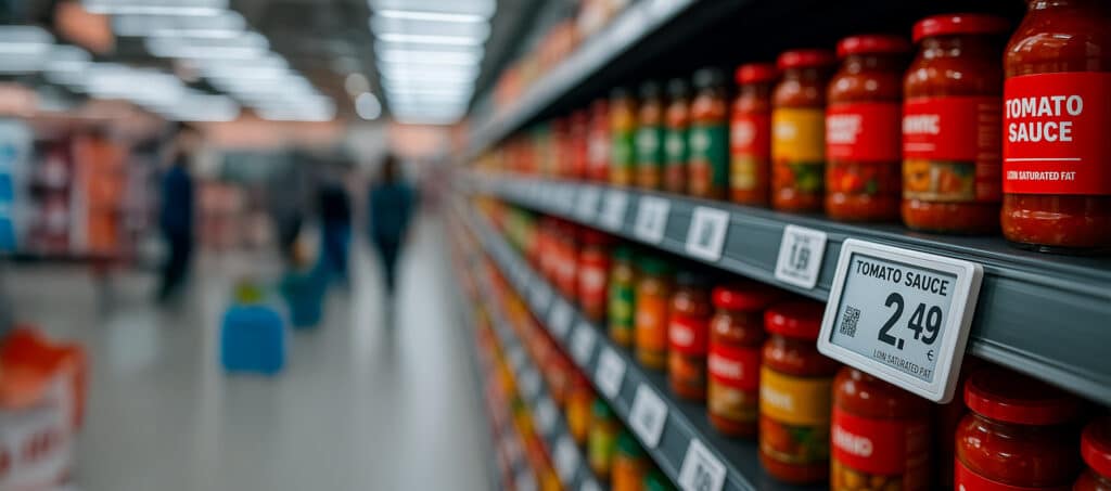 Instalação de Etiquetas Eletrônicas de Prateleira (ESL)